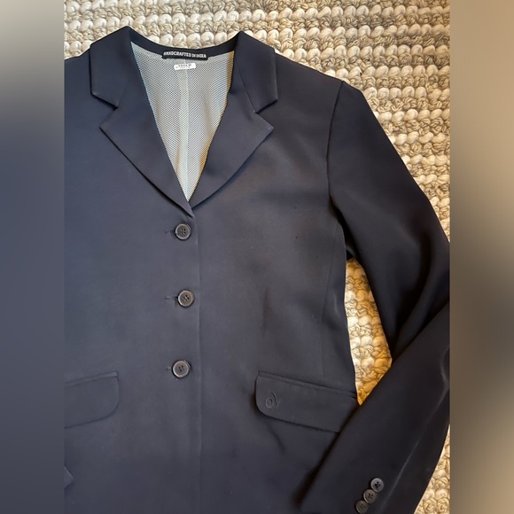 Ovation Kids’ Show Coat Tech Mesh - Navy - 16R - Picture 1 of 8